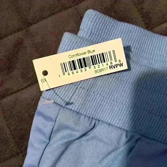 Amazon Essentials Plus Size Slim Fit Jogger Scrub Pant, Cornflower Blue - Picture 2 of 4